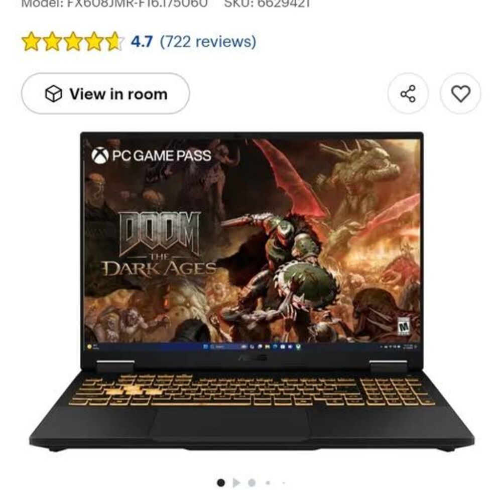 ASUS TUF Gaming F16 (Jaeger Gray) - i7-14650HX, 32GB RAM, RTX 5060, 1TB SSD